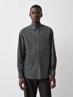 granite klassiek spencer button-down overhemd voor heren - calvin klein