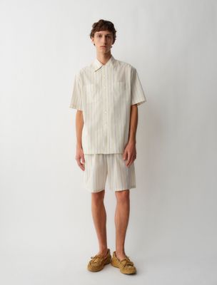 chemise nathaniel white pour hommes calvin klein