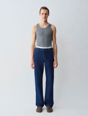 red walter tank top for men calvin klein