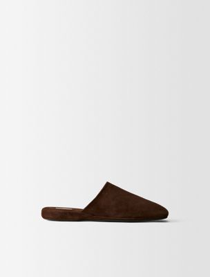 brown hugh slipper for men calvin klein
