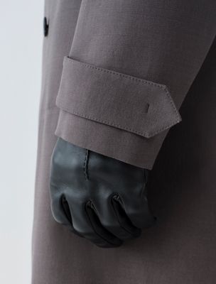 light charcoal boris trench for men calvin klein