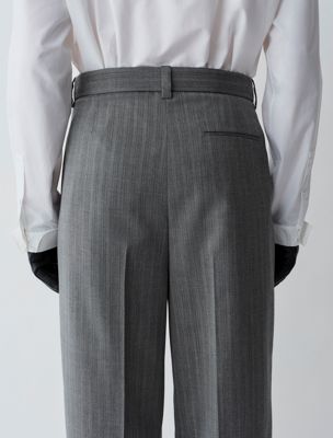 aluminum callan trousers for men calvin klein