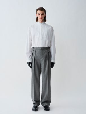 brown callan trousers for men calvin klein