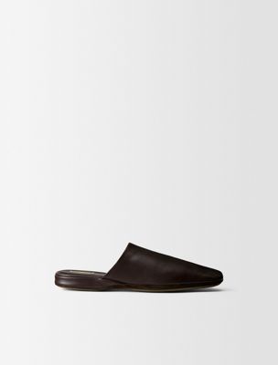 purple hugh leather slipper for women calvin klein