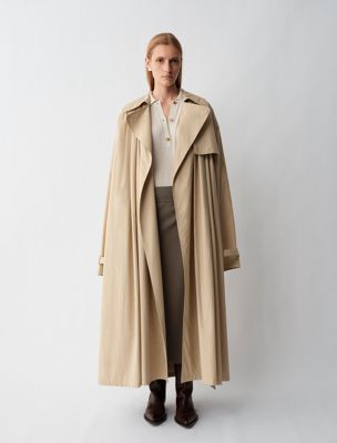 trench-coat mireille eucalyptus pour femmes calvin klein