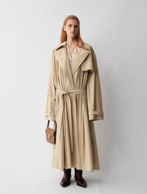 trench-coat mireille brown pour femmes calvin klein