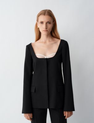 veste camille black pour femmes calvin klein