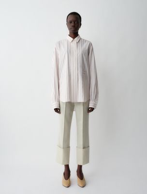 red amari button-down shirt for women calvin klein