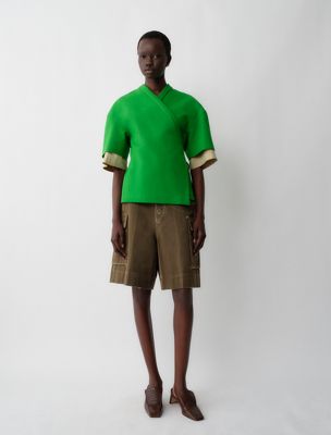 haut croisé lynn eucalyptus pour femmes calvin klein