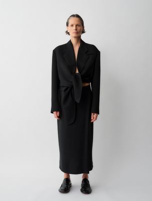 black hallie skirt for women calvin klein