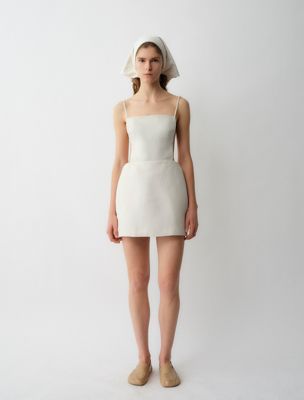 robe henrietta white pour femmes calvin klein
