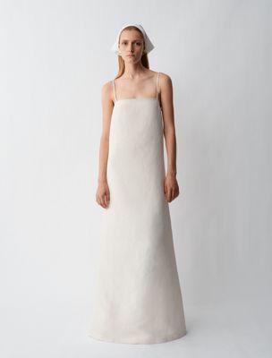 robe annika white pour femmes calvin klein