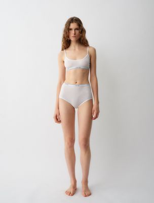 white sansa brief for women calvin klein