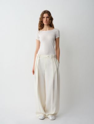 t-shirt reid white pour femmes calvin klein