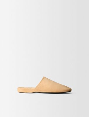 beige hugh slipper for women calvin klein