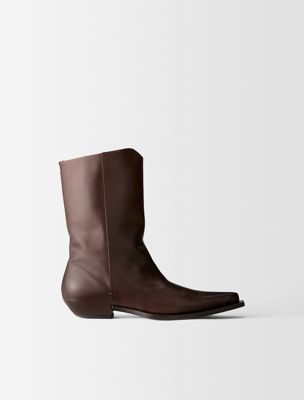 beige cheer boot for women calvin klein