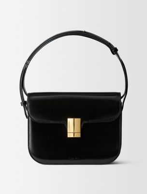 black tilla shoulder bag for women calvin klein