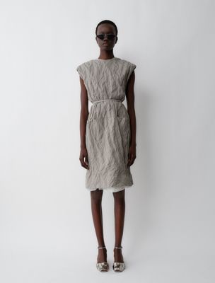 brown noemi dress for women calvin klein