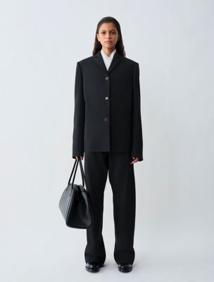 black olena jacket for women calvin klein