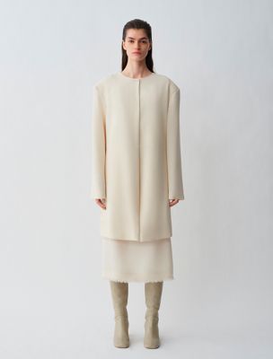 white jacke sabik für damen - calvin klein