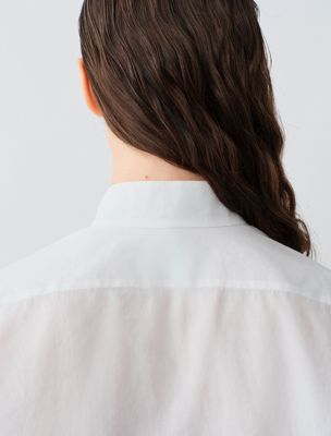 white andi shirt for women calvin klein