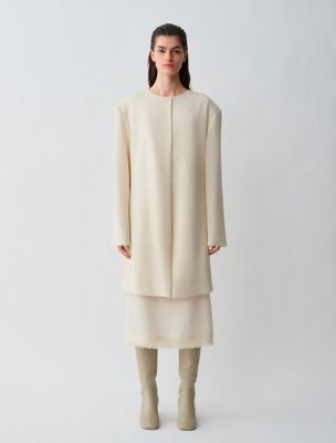oyster white costance rok voor dames - calvin klein