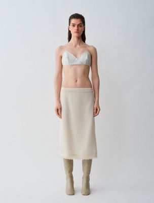 white costance rok voor dames - calvin klein