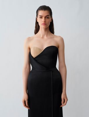 black caladium dress for women calvin klein