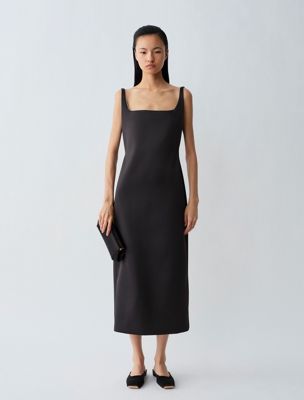 black lobélie dress for women calvin klein