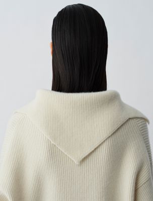off white sweater monroe für damen - calvin klein