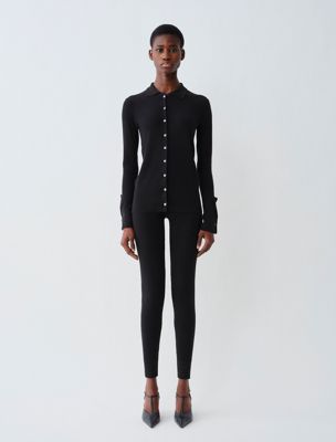 black christine sweater for women calvin klein