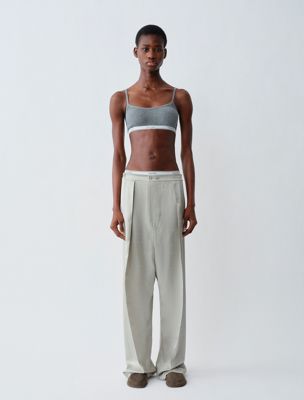 red ungefütterter bralette sienna für damen - calvin klein