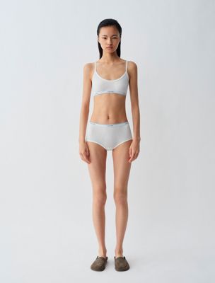 white slip thaìs für damen - calvin klein