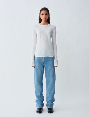 off white gardénia top for women calvin klein