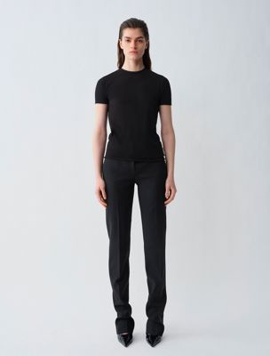 black bégonia top for women calvin klein
