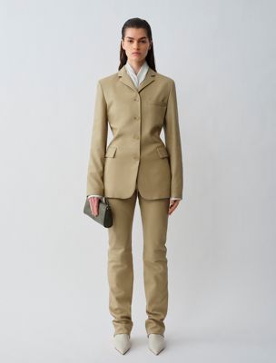 white jacke francine für damen - calvin klein