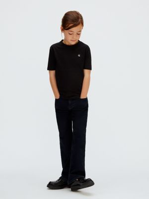 black kids' t-shirt for kids gender inclusive 