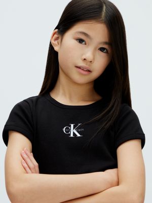 Ribbed Baby T-shirt Calvin Klein® | LVCKSJB11GBEH