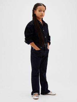 black flared jeans for girls calvin klein jeans