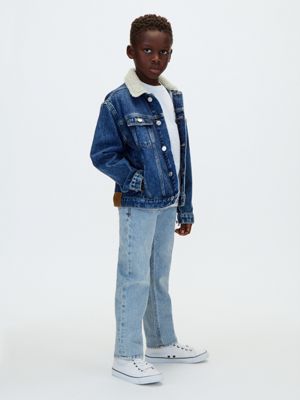 jeans dalla vestibilità dritta bambino blue da bambini 