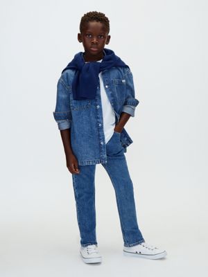dad jeans bambino blue da bambini 