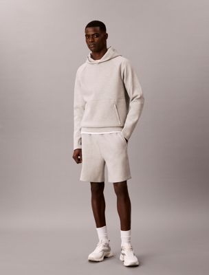 shorts deportivos técnicos de doble punto grey de hombres ck sport