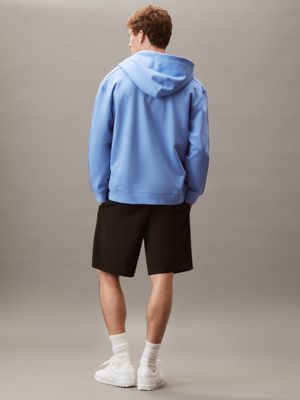 felpa con cappuccio con zip integrale glacier da uomini ck sport