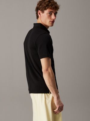 black sport-poloshirt für herren - ck sport