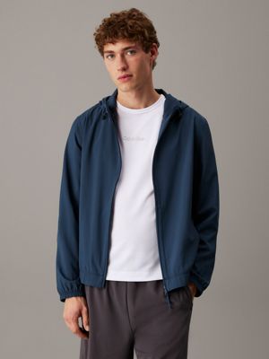 blue windbreaker for men ck sport