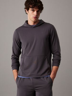 grey thumb hole hoodie for men ck sport