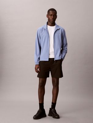 coupe-vent zippé haute performance blue pour hommes ck sport