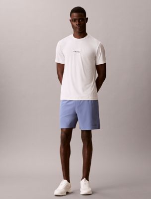 blue wasserabweisende, kurze performance-sporthose für herren - ck sport