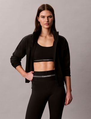blue low support quick dry sports bra for women ck sport