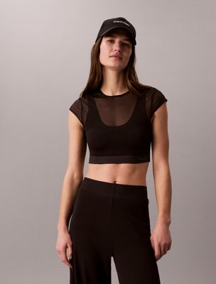  cropped performance mesh-sport-bh-top für  - 